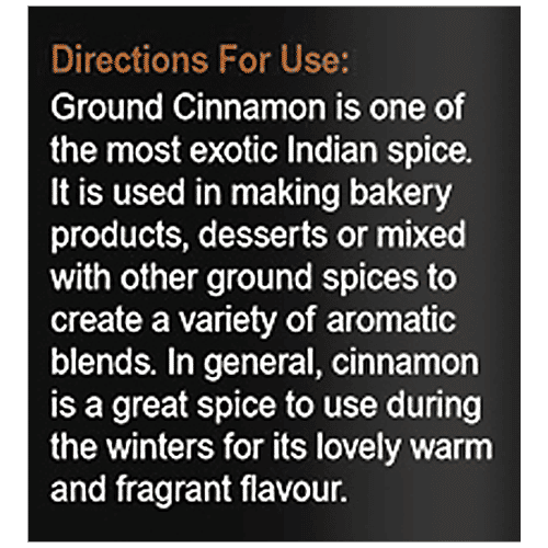 5:15PM Cinnamon Powder - Dalchini Powder For Weight Loss, Pure & Natural, 100 g