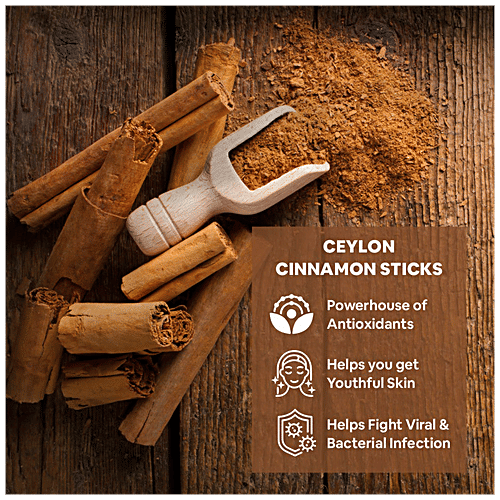 5:15PM Ceylon Cinnamon Sticks - Sri Lankan Dalchini Sticks, World’s Finest Quills, Genuine Source Certification, 100 g  