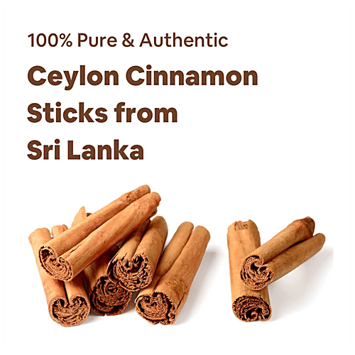 5:15PM Ceylon Cinnamon Sticks - Sri Lankan Dalchini Sticks, World’s Finest Quills, Genuine Source Certification, 100 g  