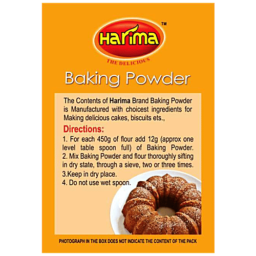 Buy HARIMA Baking Powder For Cakes & Pastries Fine White, Leavening