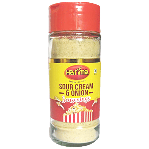 HARIMA  Sour Cream & Onion Seasonings - Used For Pizza, Pasta, Grilled Chicken, 50 g Bottle 