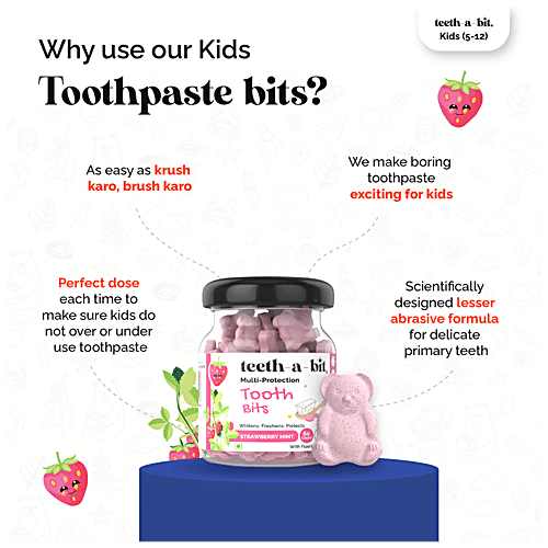 Buy teethabit Kids Toothpaste MultiProtection Tooth Bits