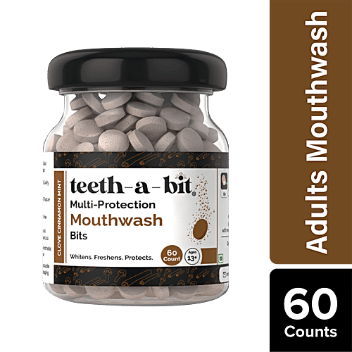 Buy teethabit Mouthwash Bits Multiprotection, Clove Cinnamon Mint
