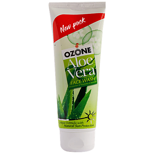 Buy Ozone Aloe Vera Face Wash With Natural Sun Protection