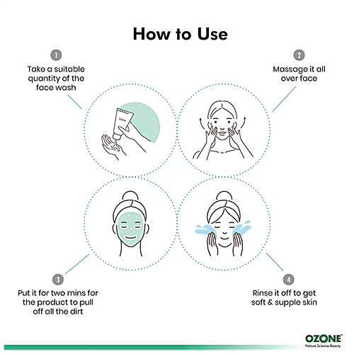 Buy Ozone Complexion Brightening Face Wash For Bright, Glowing Skin, Reduces Dark Spots Online