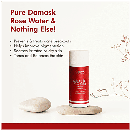 Buy OZONE Signature Gulab Jal 100 Pure SteamDistilled Rose Water