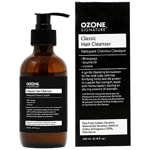 Buy OZONE Signature Classic Hair Cleanser Nourishes Scalp, Repairs