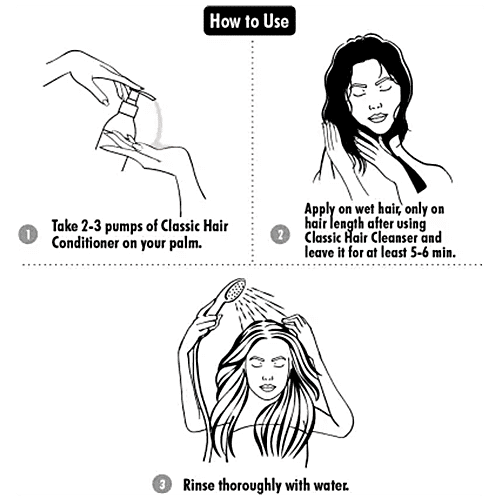 OZONE Signature Classic Hair Conditioner - Hydrates, Protects & Repairs Damaged Hair, No Parabens, 200 ml  