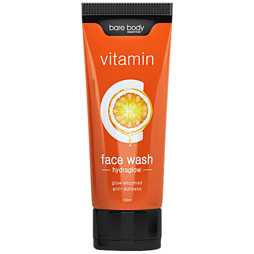 Buy Bare Body Essentials Vitamin C Hydraglow Face Wash With Glow Enzymes, Refreshes Dull Skin