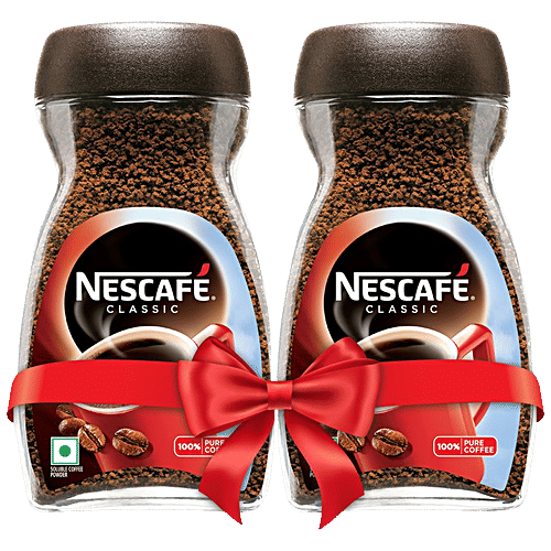 Buy Nescafe Classic Classic Instant Coffee Powder 100 Pure & Soluble, Roasted & Granulated
