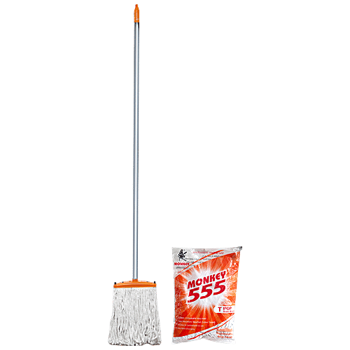 Buy Monkey 555 Premium TMop Plastic & Cotton Threads, With Rod Online at Best Price of Rs 199