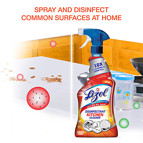Buy Lizol Disinfectant Kitchen Cleaner Liquid Spray & ScotchBrite
