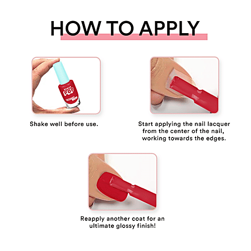 Sugar Pop 5 In 1 Nail Kit - 'Be A POPstar', Glossy Finish, Rich Pigment, Chip Resistant, Festive Offer, 10 ml (10mlx5)