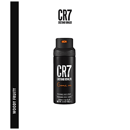 Cristiano Ronaldo CR7 Game On Fragrance Body Spray - Long-Lasting Fragrance, 150 ml