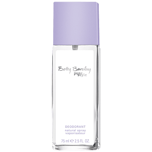 Betty Barclay Pure Style Deodorant Natural Spray - Long-Lasting Fragrance, 75 ml