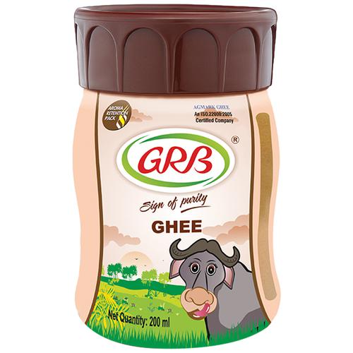 GRB Pure Buffalo Ghee - Rich In Nutrients, 200 ml  
