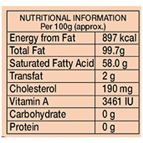 GRB Pure Buffalo Ghee - Rich In Nutrients, 500 ml