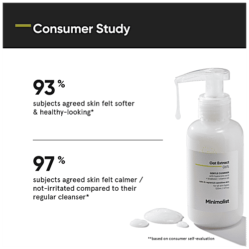 Buy Minimalist 6 Oat Extract Gentle Cleanser With Hyaluronic Acid