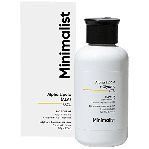 Buy Minimalist 7 Alpha Lipoic & Glycolic Cleanser With Vitamin B5