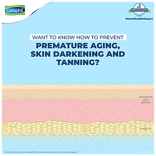 Cetaphil Sun SPF 30 Light Gel - For Sensitive Skin, Body & Face, Broad Spectrum, High Protection, 100 ml  