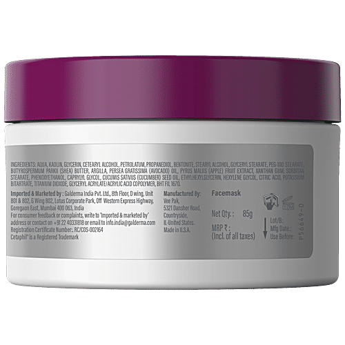 Cetaphil Pro Oil Control Face Purifying Mask - For Oily Skin, Removes Impurities, Absorbs Oil, 85 g  