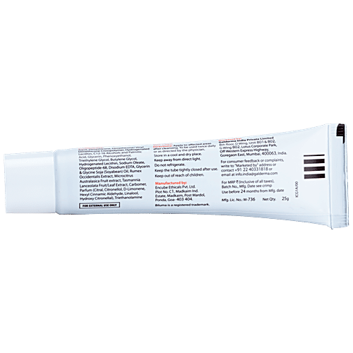 Biluma Advance Cream - For Sensitive Areas, Non-irritant, Soothing Agent, 25 g