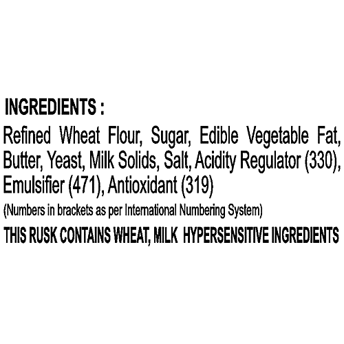 KAMAL'S Tasty Premium Butter Rusk - Goodness Of Whole Wheat, Crispy, Tea Time Snack, 200 g