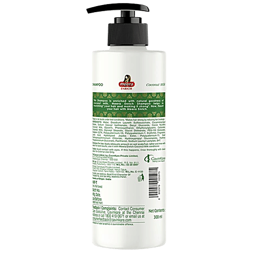 Buy Meera Enrich Shampoo With Kerala's Coconut Milk, For Strong