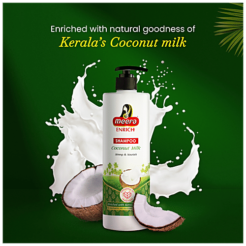 Buy Meera Enrich Shampoo With Kerala's Coconut Milk, For Strong