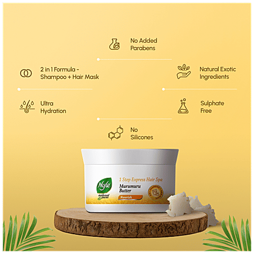 Buy Nyle Natural & Pure 1 Step Express Hair Spa Shampoo & Mask, With