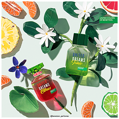 United Colors Of Benetton United Dreams Tonic Eau De Toilette - Long-Lasting Fragrance, For Men, 100 ml  