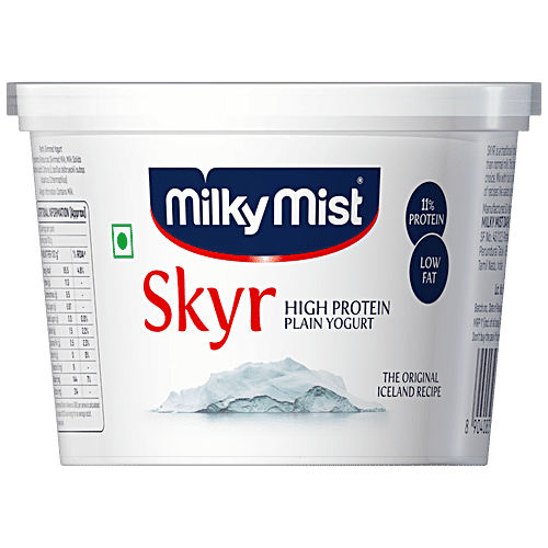 Buy Milky Mist Skyr Plain Yogurt High In Protein, Low Fat Online at