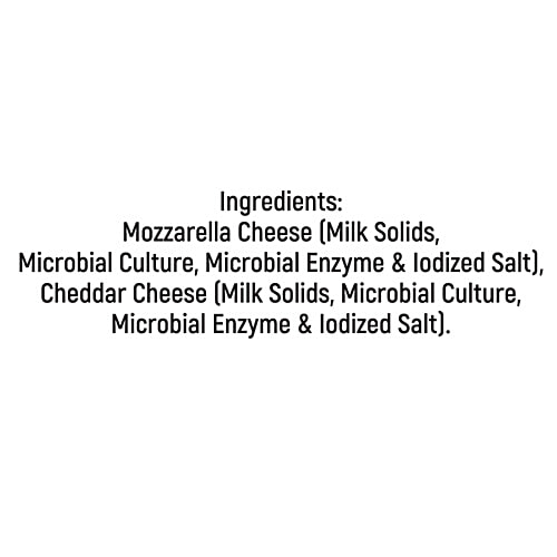 Milky Mist Cheese Blend Diced - Mozzarella & Cheddar Cheese, 200 g