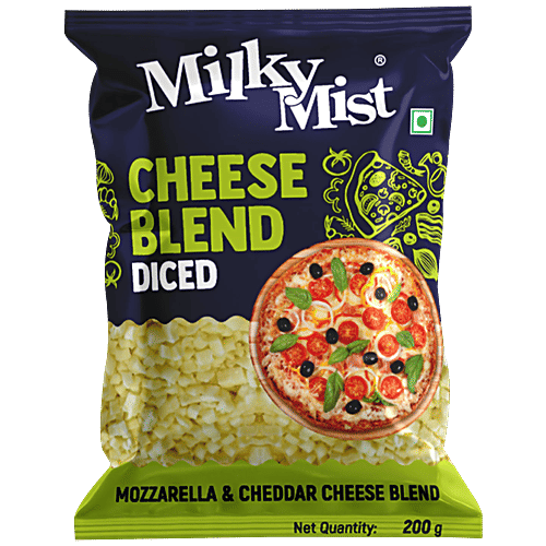 Buy Milky Mist Cheese Blend Diced Mozzarella & Cheddar Cheese Online
