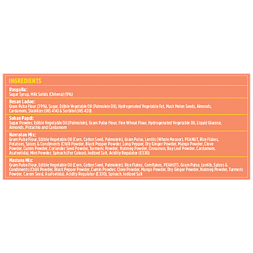 Aakash Anmol Rishtey Gift Pack - Traditional Indian Sweet & Savoury Mix, 1.20 kg