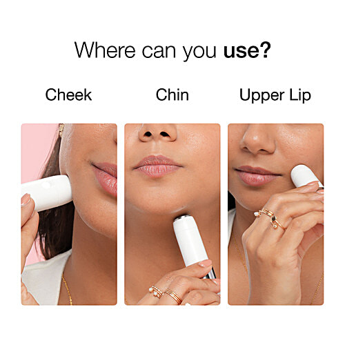 Braun Face Mini Hair Remover - Electric, FS1000, With Smartlight, White, For Women, 1 pc