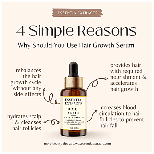 Buy ESSENTIA EXTRACTS Hair Growth Serum Hydrates Scalp, Provides