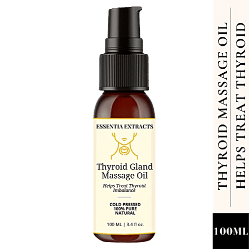 Buy ESSENTIA EXTRACTS Thyroid Gland Massage Oil Helps Treat Thyroid