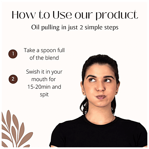 Essentia Extracts Coconut Oil For Oil Pulling - Improves Oral Health & Prevents Diseases, 100 ml