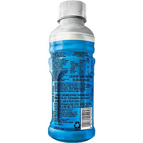 Limca  Sportz Soft Drink - Lemon Flavour, With Glucose Electrolytes, Faster Rehydration, 250 ml PET Bottle 