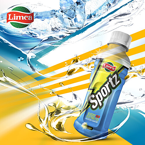 Limca  Sportz Soft Drink - Lemon Flavour, With Glucose Electrolytes, Faster Rehydration, 250 ml PET Bottle 