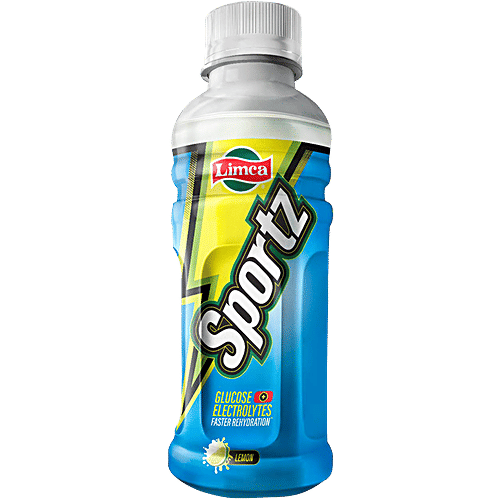 Limca  Sportz Soft Drink - Lemon Flavour, With Glucose Electrolytes, Faster Rehydration, 250 ml PET Bottle 