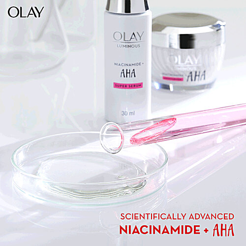 Buy Olay Luminous Niacinamide + AHA Moisturiser Acne mark, Spot