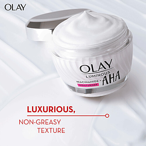 Buy Olay Luminous Niacinamide + AHA Moisturiser Acne mark, Spot