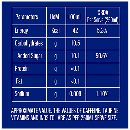 Buy Hurricane Energy Drink Caffeinated Beverage, Rich In Vitamin B