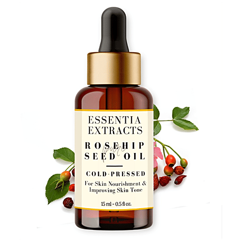 Essentia Extracts Cold-Pressed Rosehip Oil - Anti-Inflammatory, 15 ml  