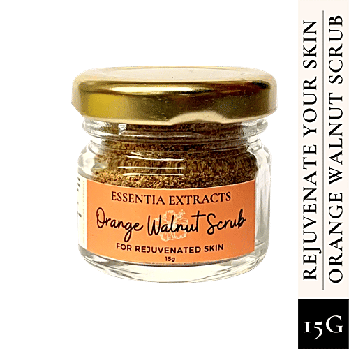 Buy ESSENTIA EXTRACTS Orange Walnut Face & Body Exfoliating Scrub For