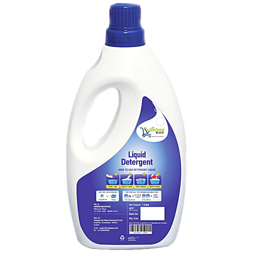 Buy VantageKart Liquid Detergent Bio Enzyme Based, SLS Free, No Chemicals, Pleasant Fragrance