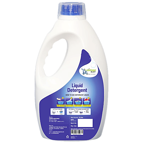 Buy VantageKart Liquid Detergent Bio Enzyme Based, SLS Free, No
