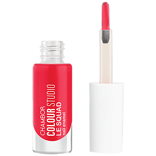 Chambor Colour Studio – Le Squad Nail Enamel, Chip Resistant, Long Wear, Rich Colour, 6 ml 101 Amour BFF